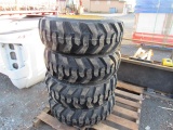 (New) 10-16.5 Tires on NH/JD/CAT Wheels (set)