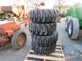 (New) 12-16.5 Tires on Bobcat Wheels (set)