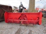 Ber-Vac 104 3Pt 8' Snowblower for Tractor, PB