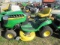 JD D100 Lawn Tractor (runs)