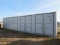 40' Shipping Container w/ Side Doors