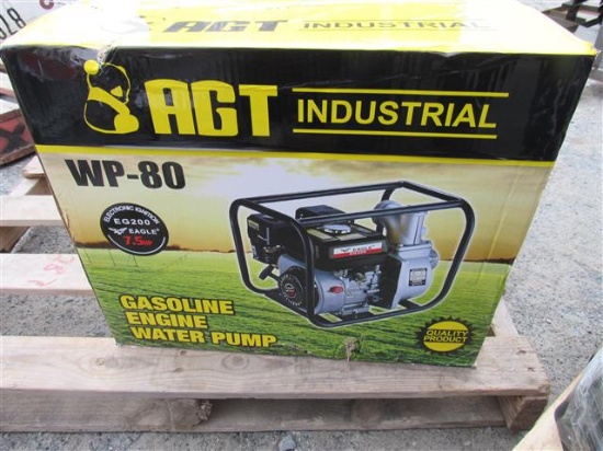 (New) AGT WP-80 7.5 HP 3" Water Pump