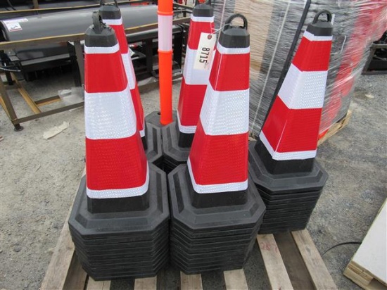 (New) Agropts 28" Highway Cones (Lot of 50)