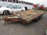 Farm Trailer - Pull Behind, Double Axle (No Title)
