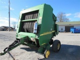 JD 567 Round Baler w/Monitor in Office