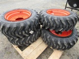 (New) 10-16.5 Tires on Bobcat Wheels (set)