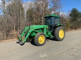 JD 2950 Cab Tractor w/ JD 148 Ldr, 4WD, 2676 hrs