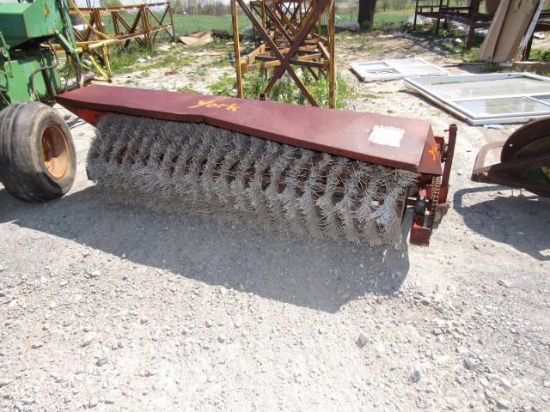 York Skid Steer Mount Broom