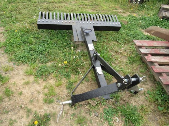 CAT 3pt 48" Landscape Rake
