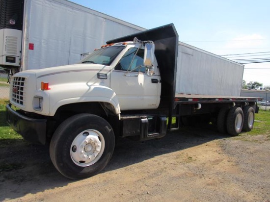 1998 GMC top kick flatbed truck w/ title,