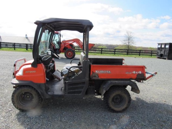 Kubota RTV900 Dsl 4x4 Gator w/Canopy, 6472 Hrs