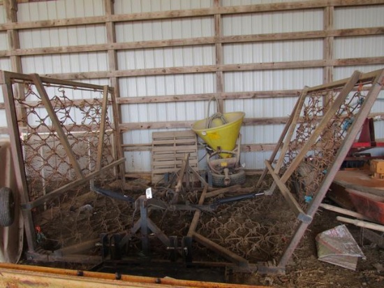 3Pt Pasture Harrow 18', Hydraulic Fold