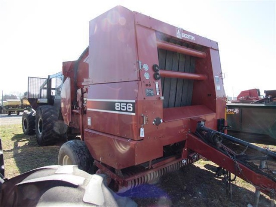Hesston-Agco 856 Round Baler, Net, Twine