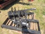 New Wolverine Skid Steer QA  Hydraulic Auger w/12