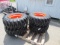 (New)12-16.5 SKS332 Tires on Wheels for Case (set)