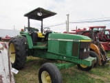 JD 7405 2 Post Canopy Tractor, 2WD, 6367 hrs