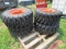 (New)12-16.5 SKS332 Tires on Wheels for Case (set)