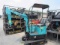 Mini Excavator #12 (NEW) gas engine & blade (Blue)