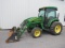 JD 4720 Cab Tractor w/JD 400X ldr, C/HA