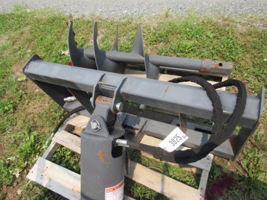 (New) Post Hole Digger for Skid Steer w/18" Bit