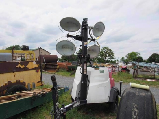 PowerZone Dsl Light Tower Generator 1250W, 7768 Hr