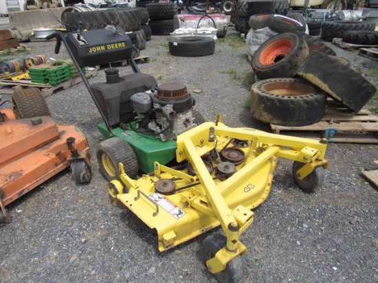JD GX1320 w/ 48" Deck Commercial Walk Behind Mower (not running)
