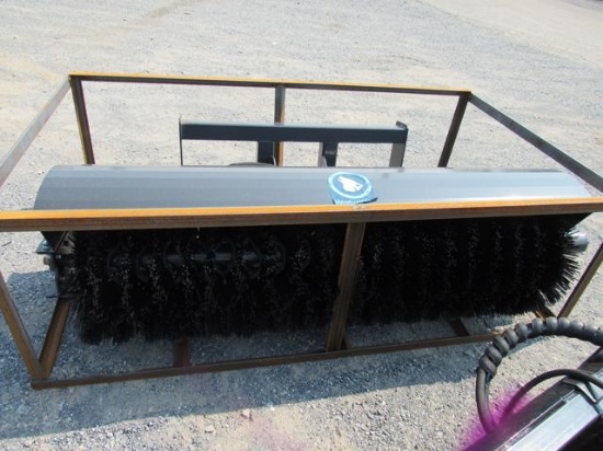 New Wolverine Skid Steer 72" Angle Broom