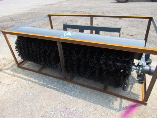 New Wolverine Skid Steer 72" Angle Broom