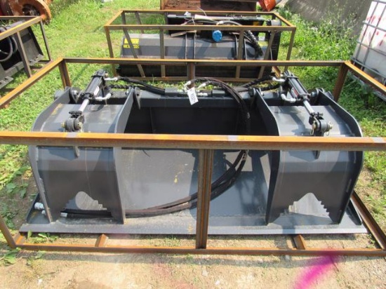 New Wolverine Skid Steer 72" Flat Grapple Bucket