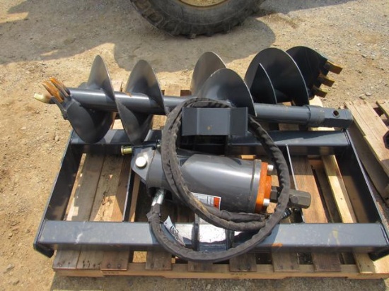 (New) Wolverine SS QA Hyd Auger w/12" & 18" Bit