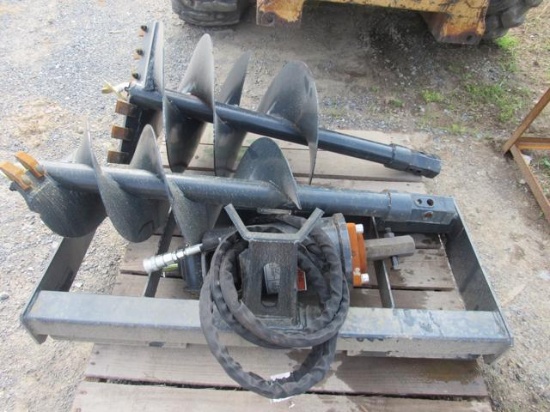 (New) Wolverine SS QA Hyd Auger w/12" & 18" Bit