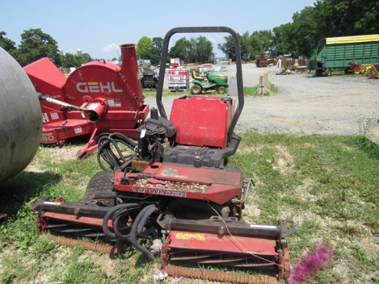 Toro Side Winder Reel Mower w/Kubota Dsl (parts)