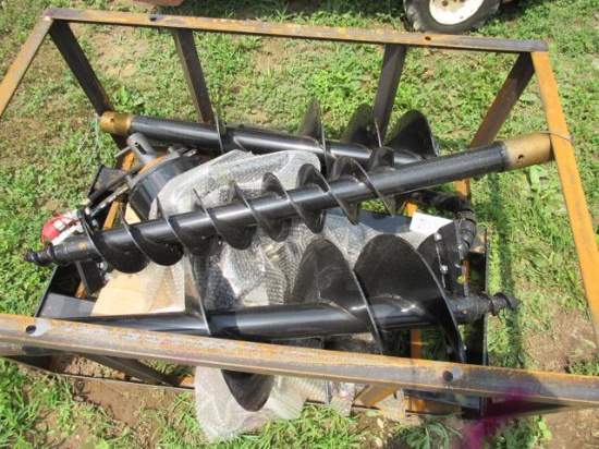 Mower King QA Hyd Auger w/3 bits  (New)