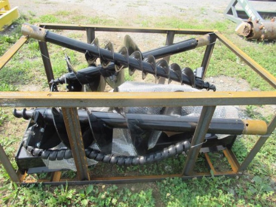 Mower King QA Hyd Auger w/3 bits  (New)