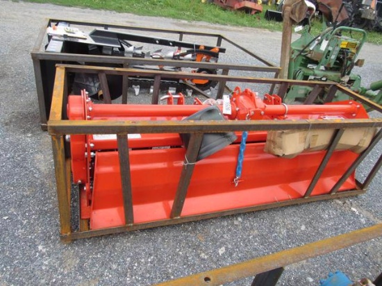 New Mower King 3pt Rototiller - orange