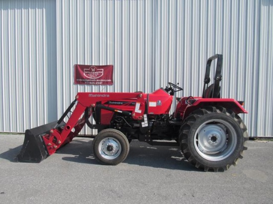 Mahinda 4540 Tractor w/ 2550 2L Loader, 2WD, ROPS 25 hrs