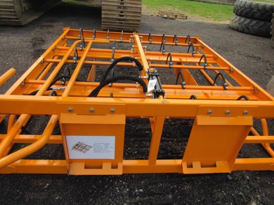 New Landhonor Skid Steer QA Hay Accumulator Grapple
