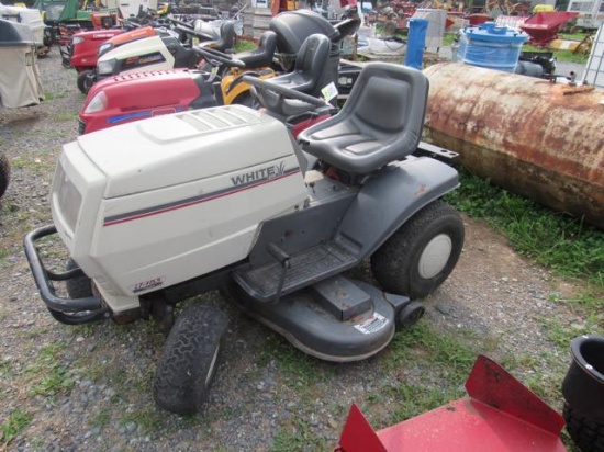 White Riding Lawn Mower