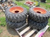 (New) 10-16.5 SKS332 Tires on Wheels for Bobcat (set)