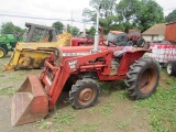 MF 210-4 Dsl Tractor w/Loader, 4x4, 1197 Hrs