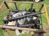 Mower King QA Hyd Auger w/3 bits  (New)