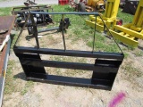 Mower King Skid Steer Pallet Fork Plate