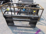 Mower King Skid Steer Pallet Fork Plate