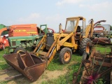 Case 530 Ldr Backhoe w/Extra Buckets, Forks, Gas