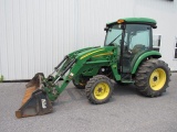 JD 4720 Cab Tractor w/JD 400X ldr, C/HA