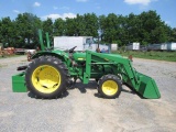 JD 950 Compact Tractor w/ Ldr, 3pt Weight box, 4WD 1469 hrs