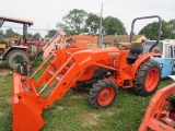 Kubota L3301 Tractor w/ LA525 Loader, 573 Hrs
