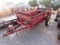 NH 331 manure spreader, single axle