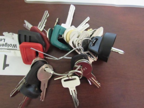 Heavy Equipment Key Set w/24 Keys