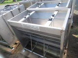 Stainless Steel Pig Feeder w/ Water Nipple Line